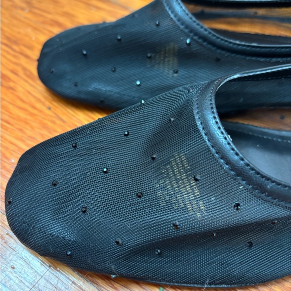 H&M Rhinestone-Embellished Mesh Flats - Picture 3 of 4